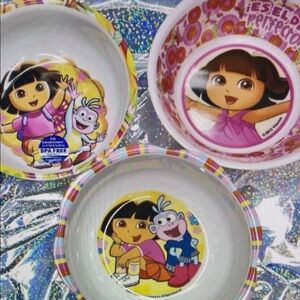 Dora the Explorer Kids Bowl Set - Multicolor